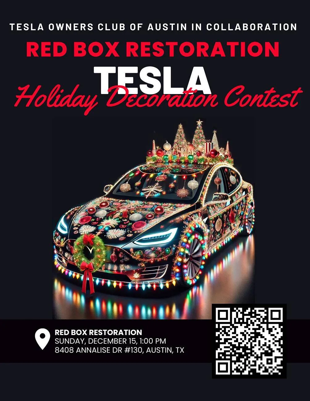 Tesla Cybertruck Win Big at the Tesla Holiday Decoration Contest: Vinyl Wrap, Window Tint, and More! 7