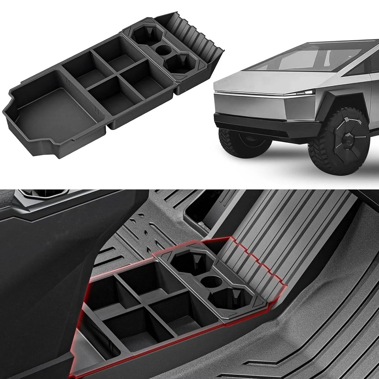 Tesla Cybertruck [INAGOTAR⚡]🚗 Attention Tesla Cybertruck Owners: Your Must-Have Storage Solution is Here! 🚗 714+04v2yDL._SL1500_