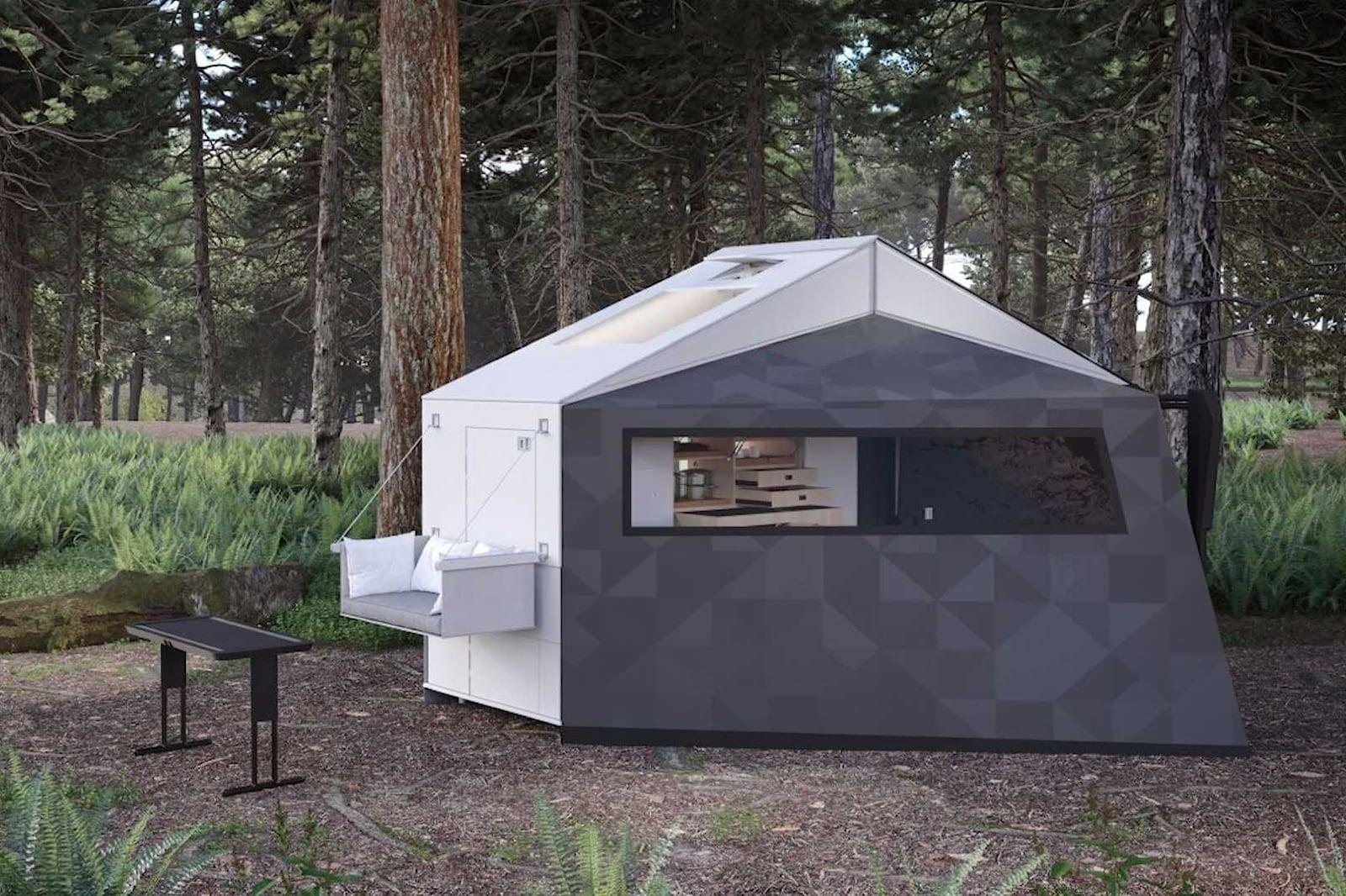 Tesla Cybertruck Luxury Camper accessory by Form Camper designed to fit Tesla Cybertruck 916648