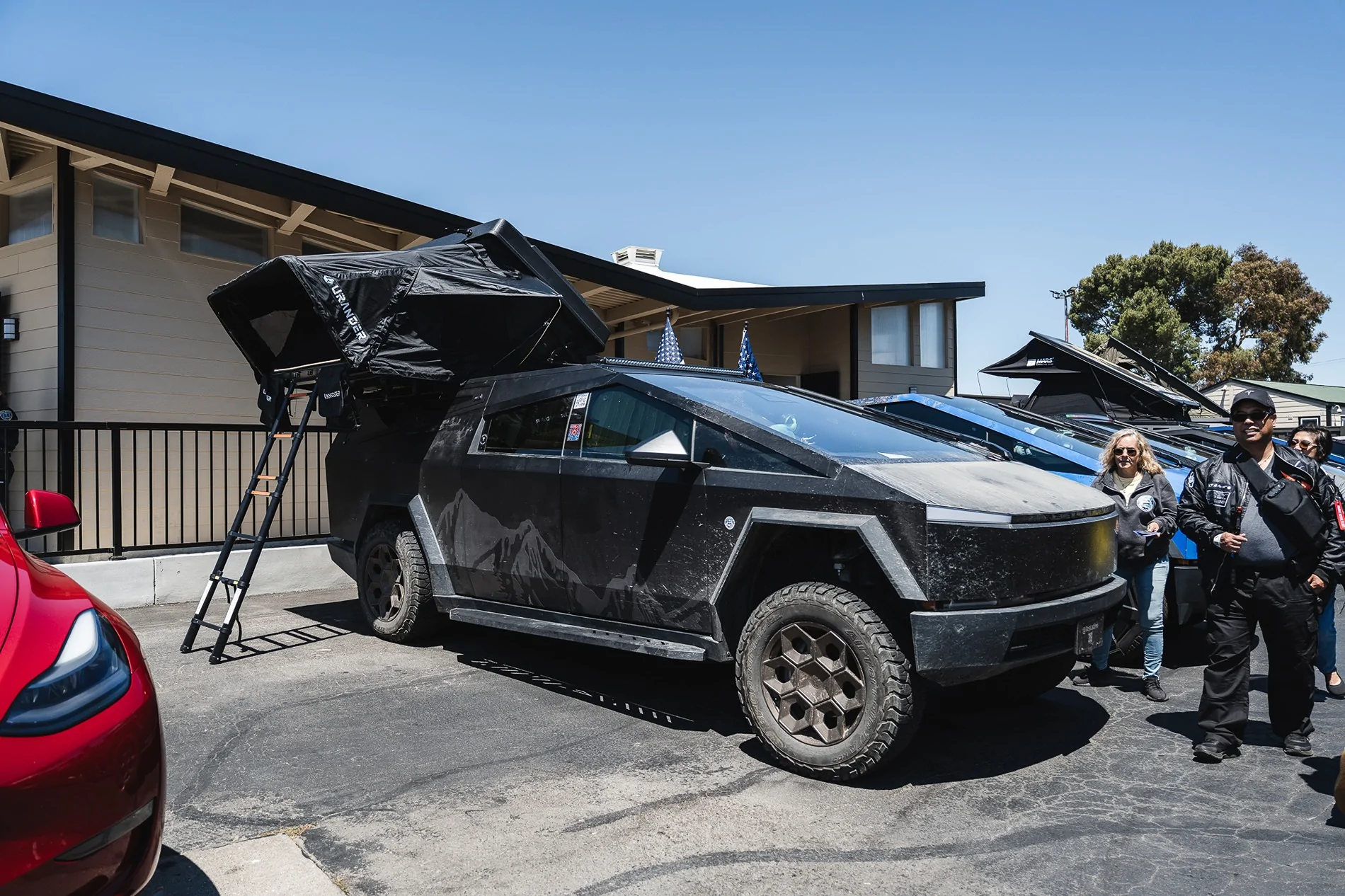 Tesla Roadster 2nd gen Urander Overlanding Setup at X Takeover 2025 A7403441-10