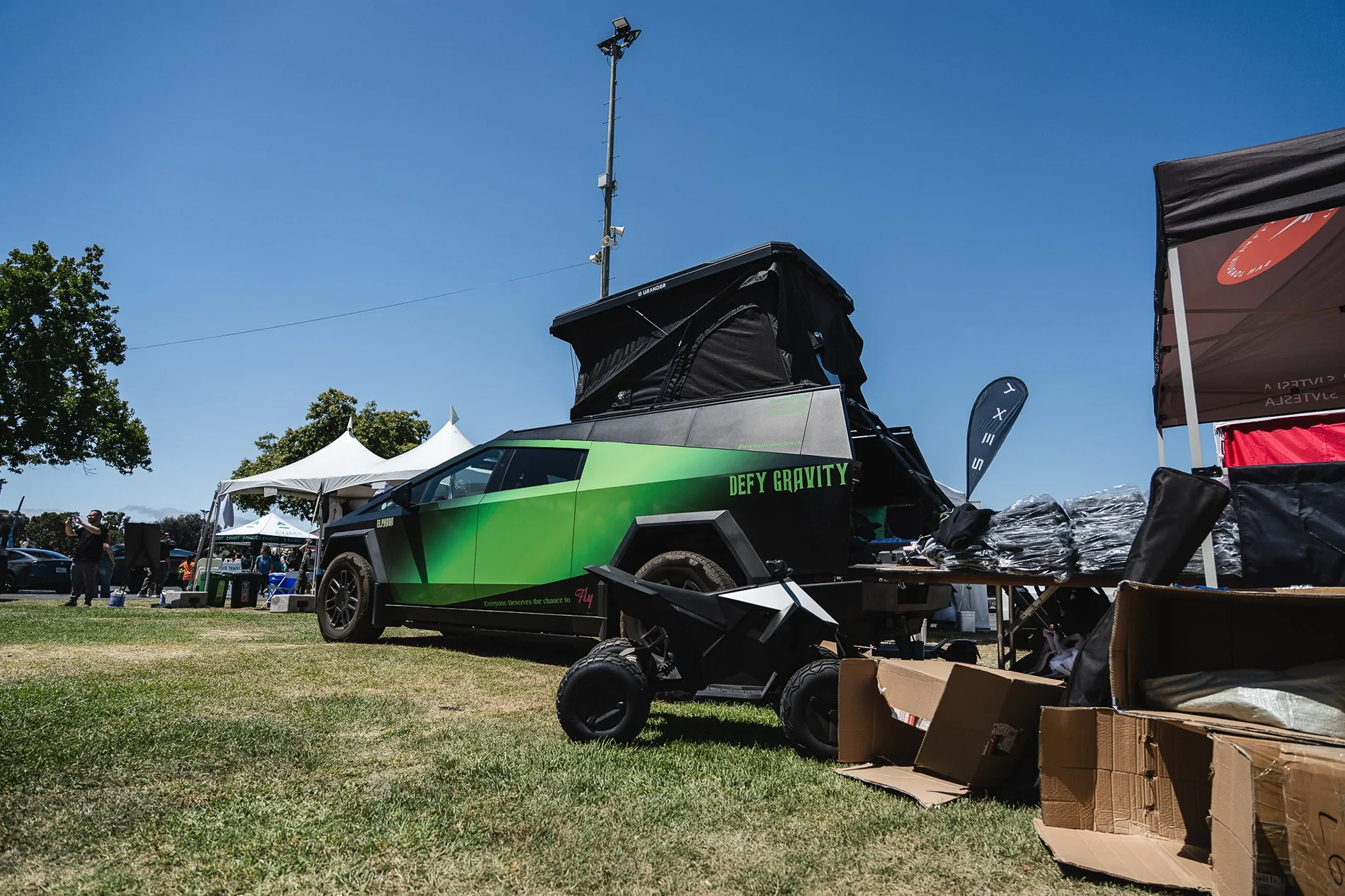 Tesla Roadster 2nd gen Urander Overlanding Setup at X Takeover 2025 A7403458-12