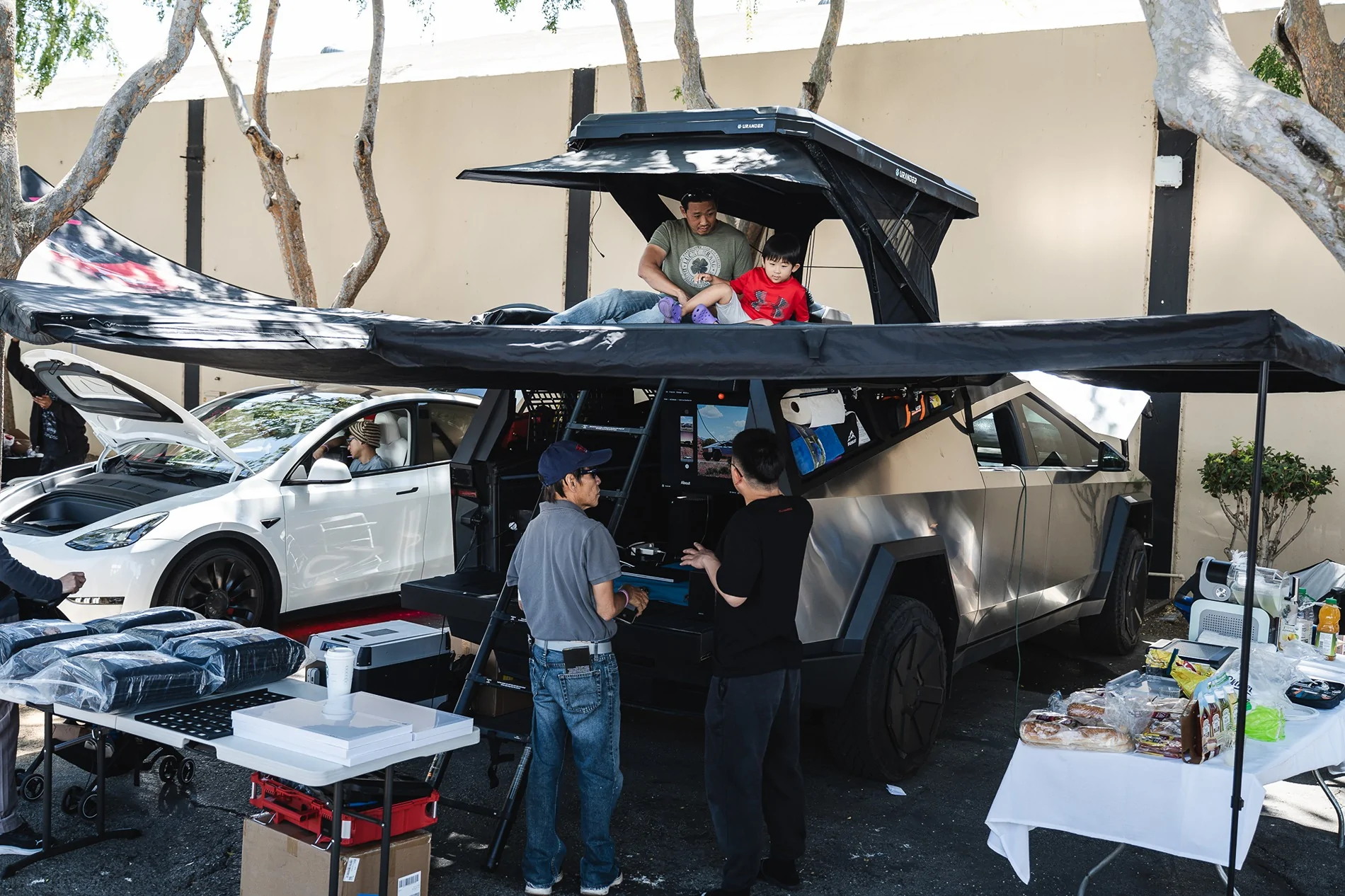 Tesla Roadster 2nd gen Urander Overlanding Setup at X Takeover 2025 A7403517-15