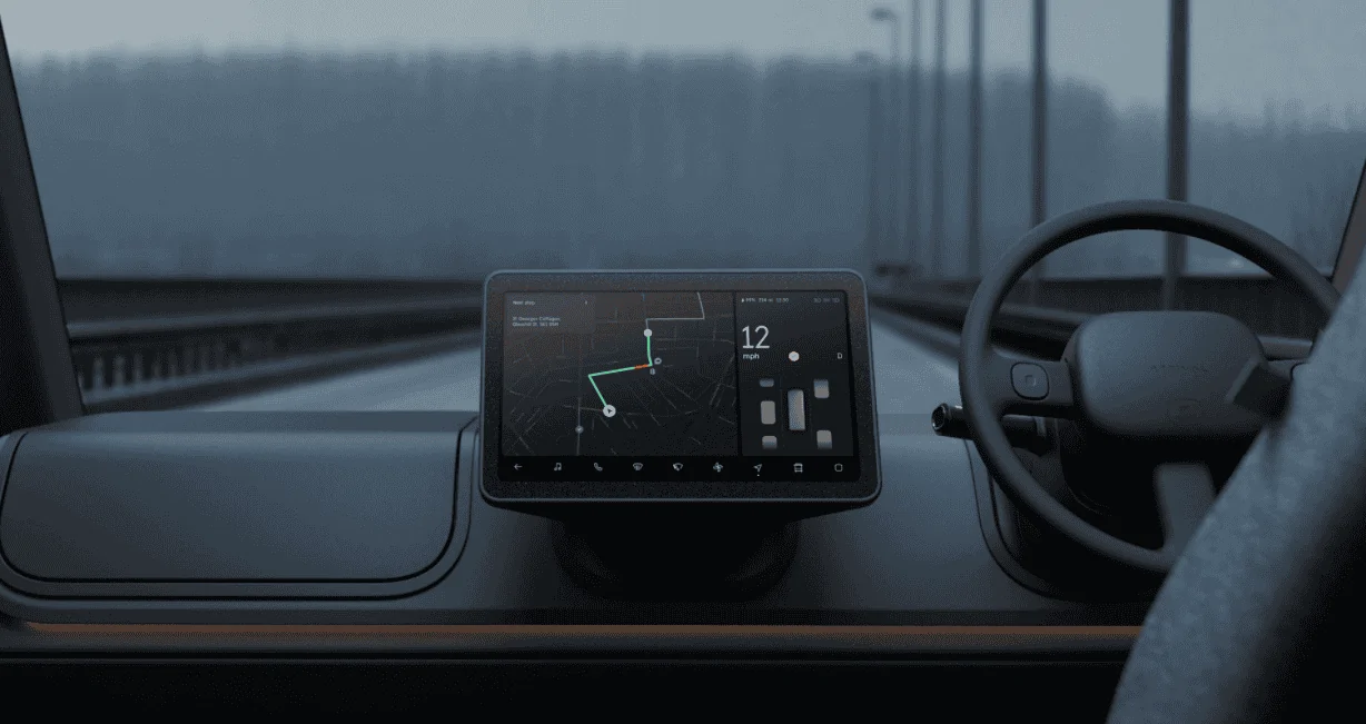 Tesla Roadster 2nd gen WORKHORSE EV vans and ARRIVAL EV vans and buses Arrival%20van%20interior