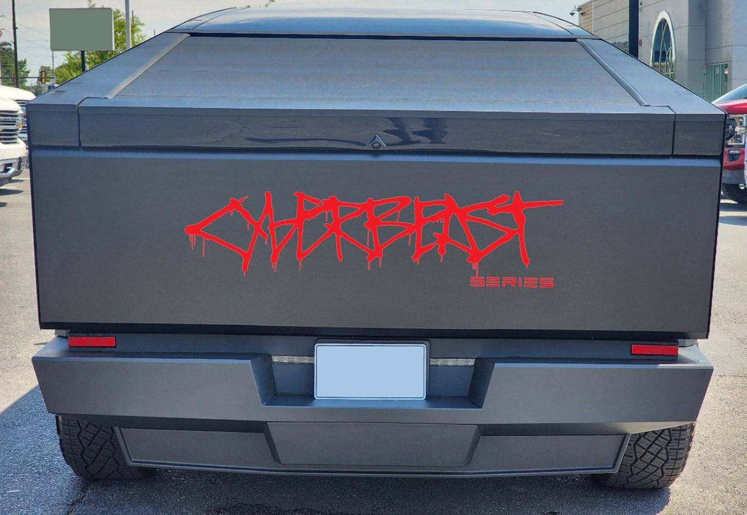Tesla Cybertruck Enhance Your Tesla Cybertruck with These Must-Have Accessories! bertruck-tailgate-graffiti-logo-vinyl-decal-762790