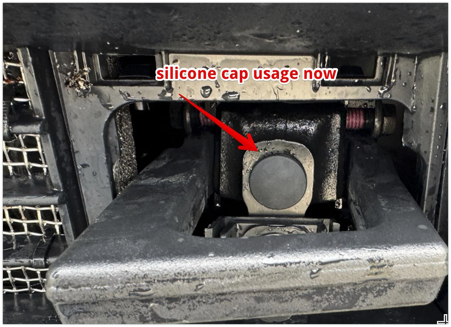 Tesla Roadster 2nd gen Tow hook threads are exposed cap usag