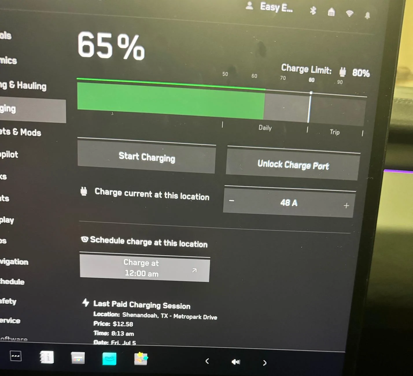 Tesla Roadster 2nd gen Help - Truck Won't Take Charge after 2024.26.7 UPDATE (NOT the Software) Charge Screen