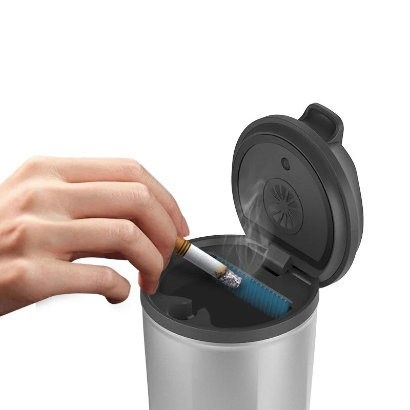 Tesla Cybertruck Enhance Your Tesla Cybertruck with These Must-Have Accessories! CoffeeMugAshtraywithLightforTesla_7