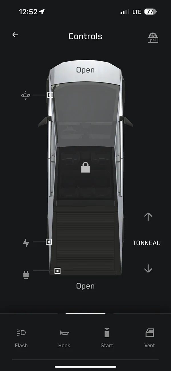 Tesla Roadster 2nd gen B-Pillar sentry mode / side camera view now active. Update your Tesla app CT display