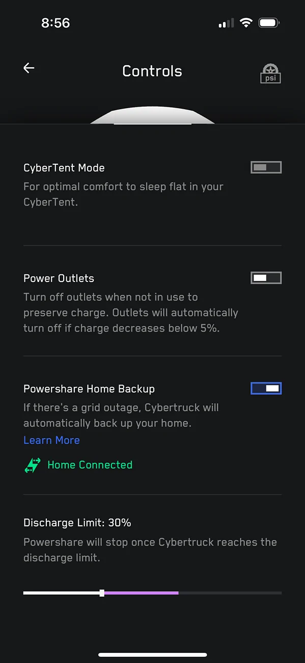 Tesla Roadster 2nd gen Any Update on PowerShare Integration with Solar Panels? CT_Powershare_Active_03-01-2025
