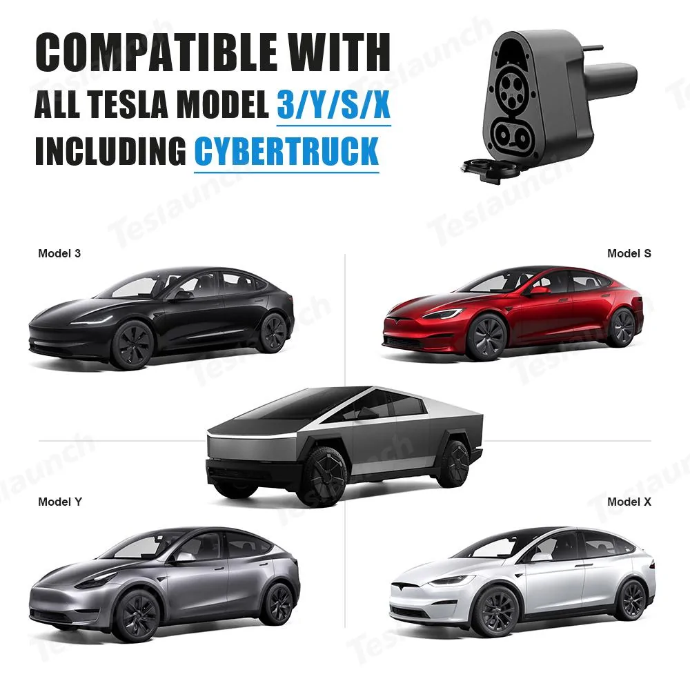 Tesla Cybertruck Cybertruck CCS1 X J1772 To Tesla (NACS) Fast Charging Adapter Cybertruck CCS1 X J1772 To Tesla(NACS) Fast Charging Adapter