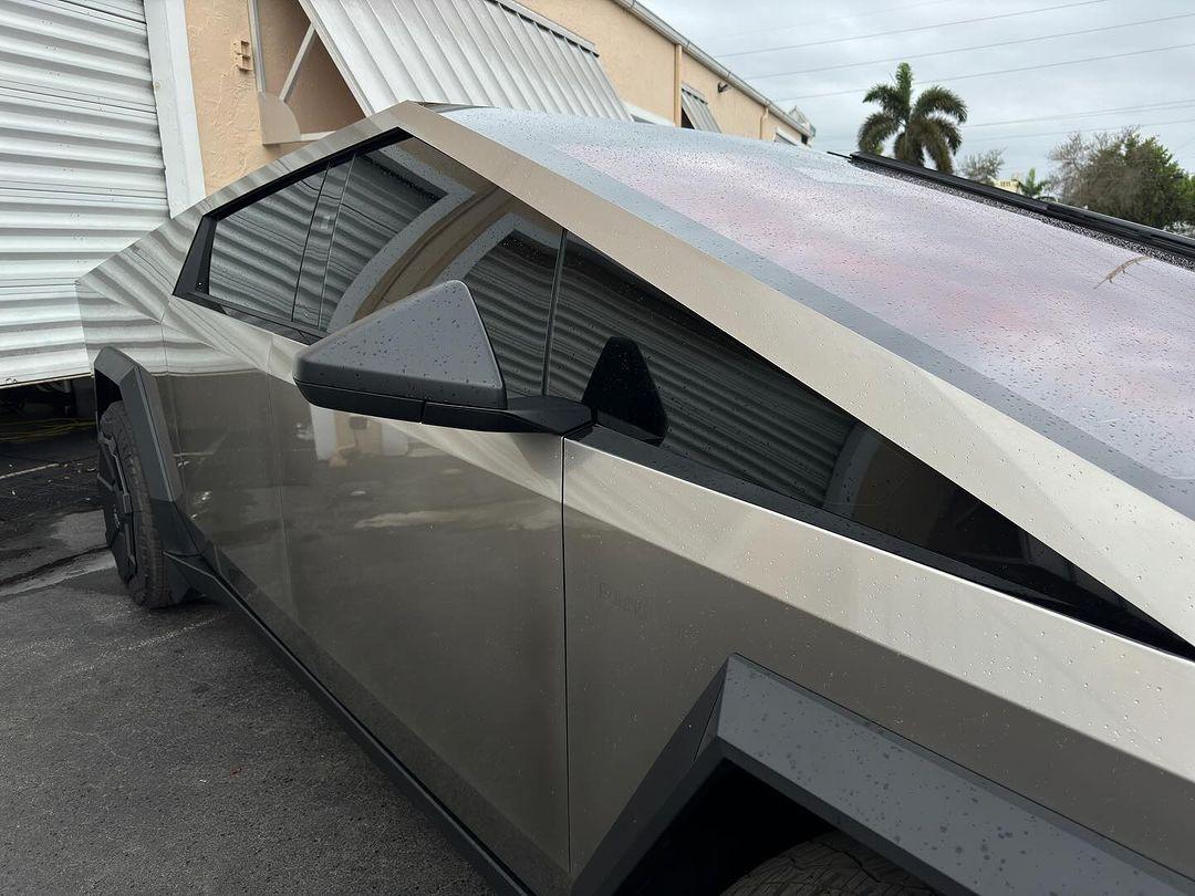 Cybertruck Full PPF Ceramic Pro, Gloss Black Hood Wrap, Tint 3.jpg