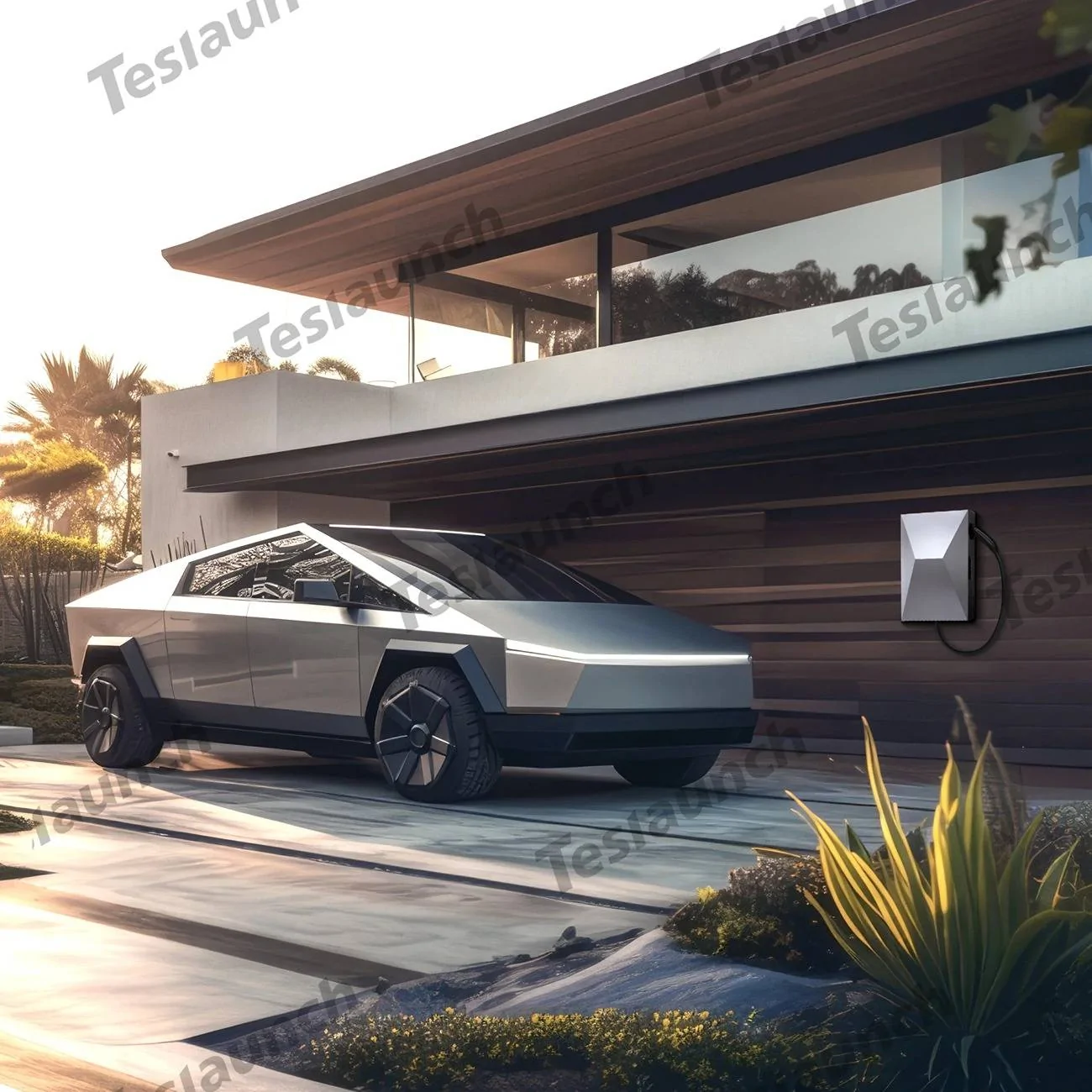 Tesla Cybertruck 💬 Cybervault Charging Case: The Ultimate Charging Companion for Your Tesla – What Do You Think? 🚗🔋 cybertruckchargingstoragebox_3