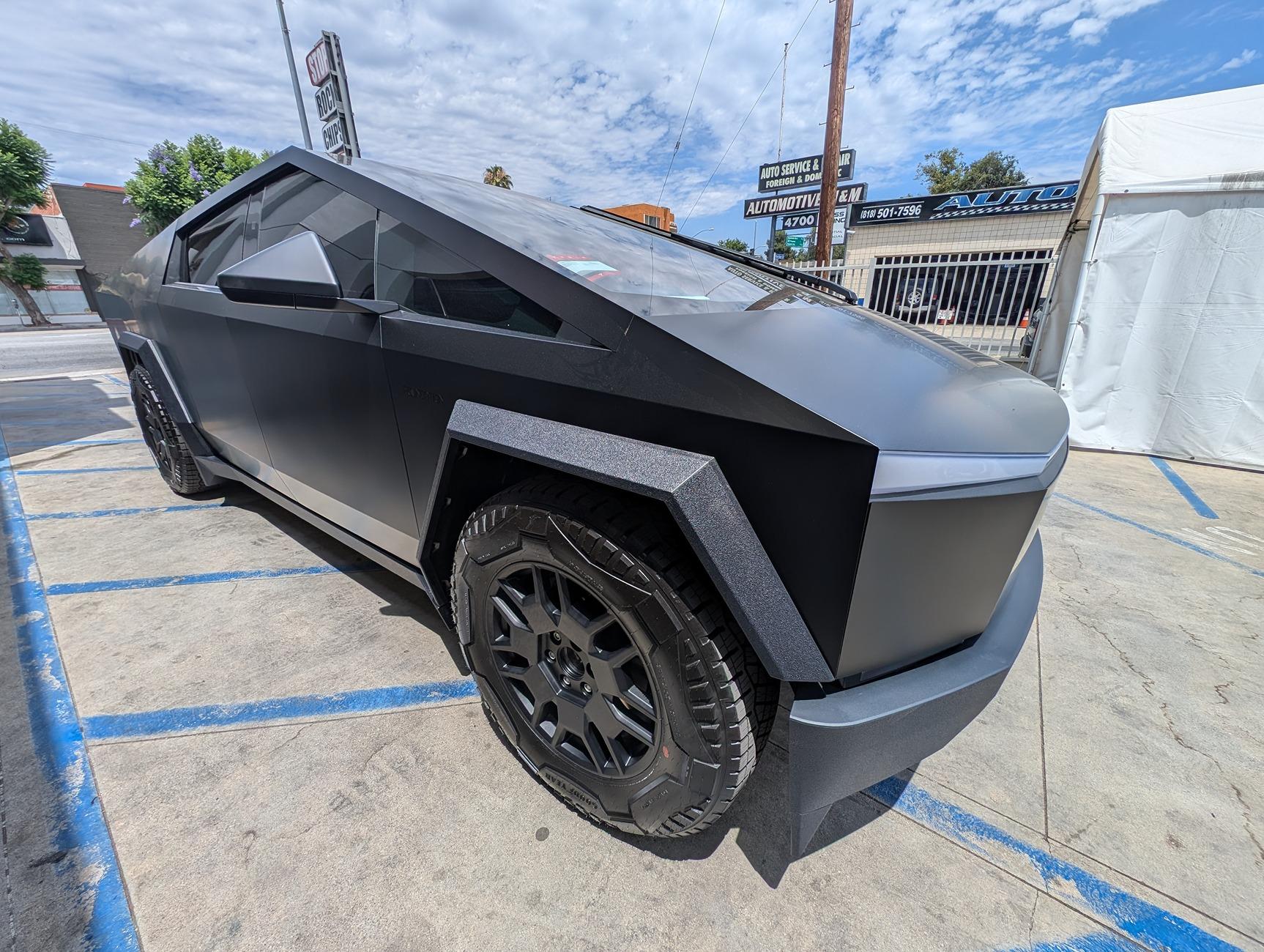 Tesla Cybertruck DIY Fender Flare Vinyl Wrap Kits for a Tough Look Upgrade to Your Cybertruck CYEB25~1.JPG