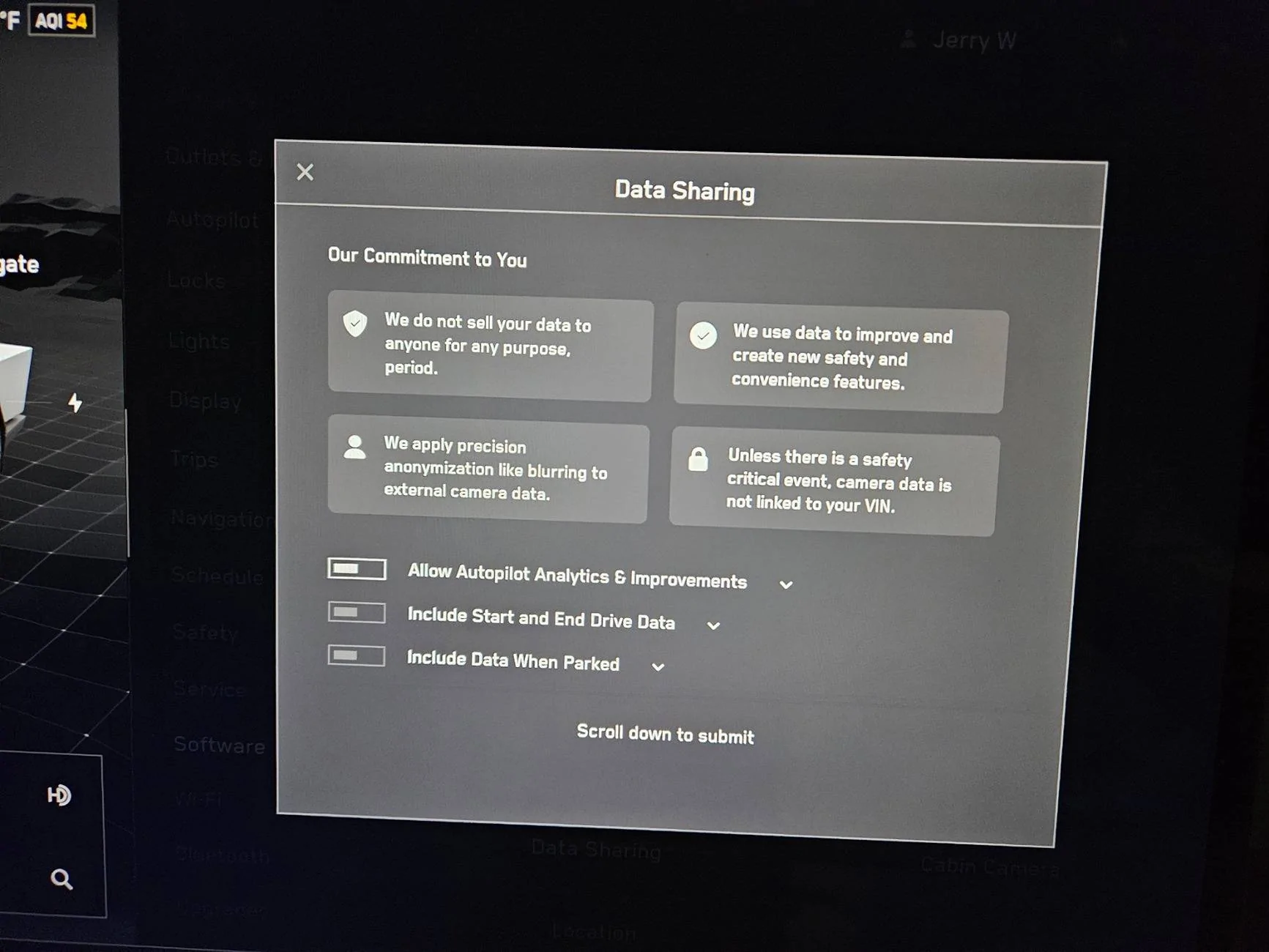 Tesla Roadster 2nd gen CB overnight charge dropped by 6% - anyone else? data shar