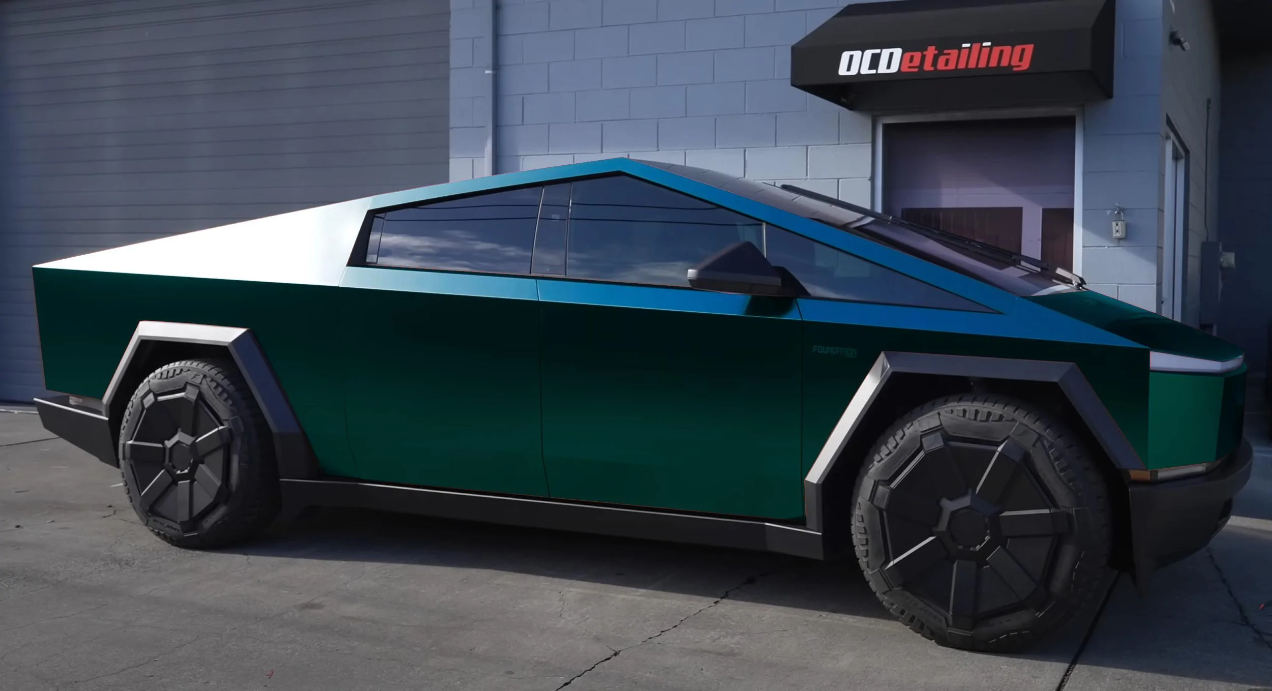 Tesla Roadster 2nd gen Wrap Ideas (Other than matte black) DGreenMatt
