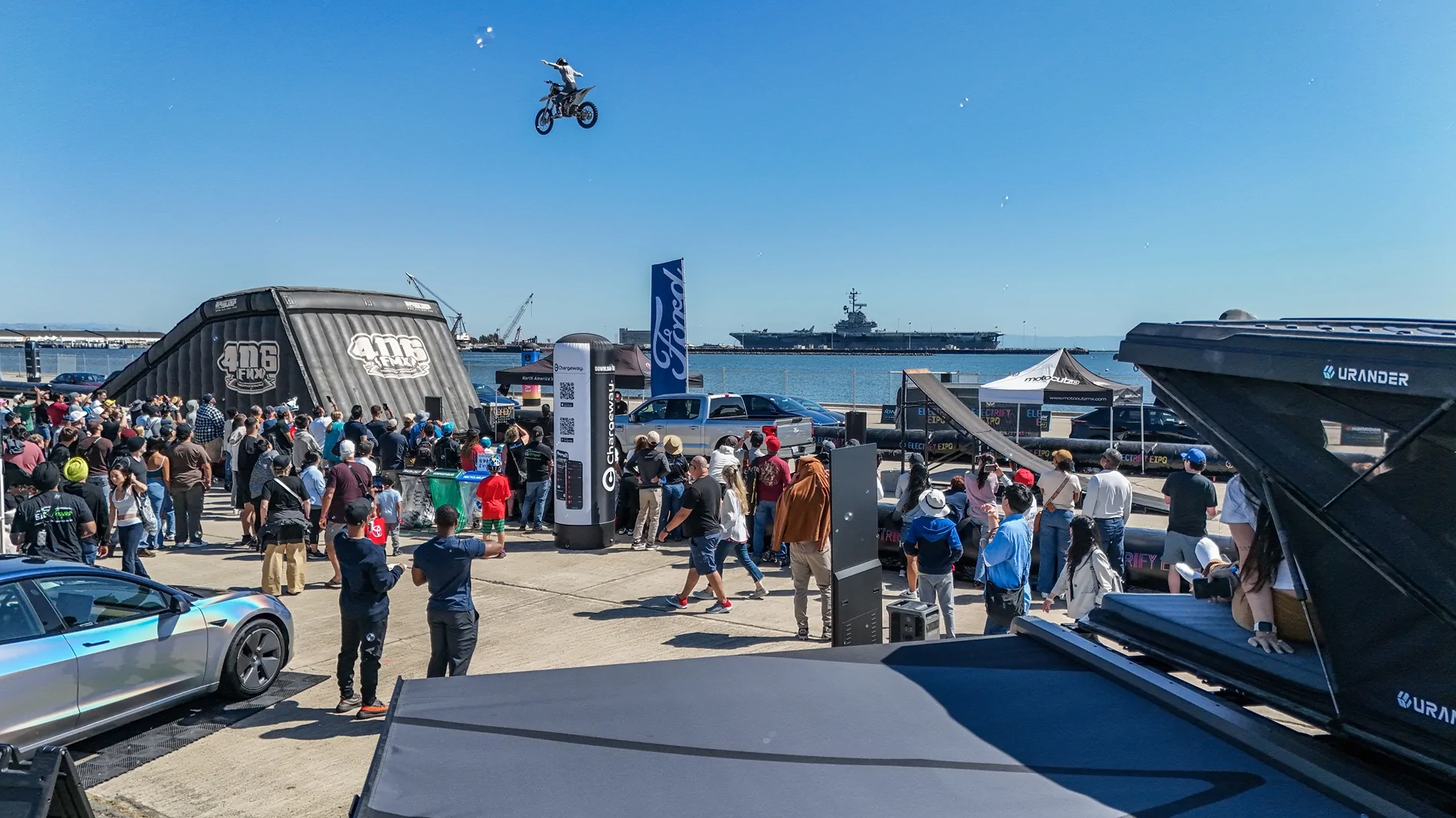 Tesla Cybertruck Urander’s New Tent, Awning & Bed Rack + Cybertruck Terrestrial Armor Live at Electrify Expo SF! dji_fly_20250824_150738_0227_1756084202054_photo