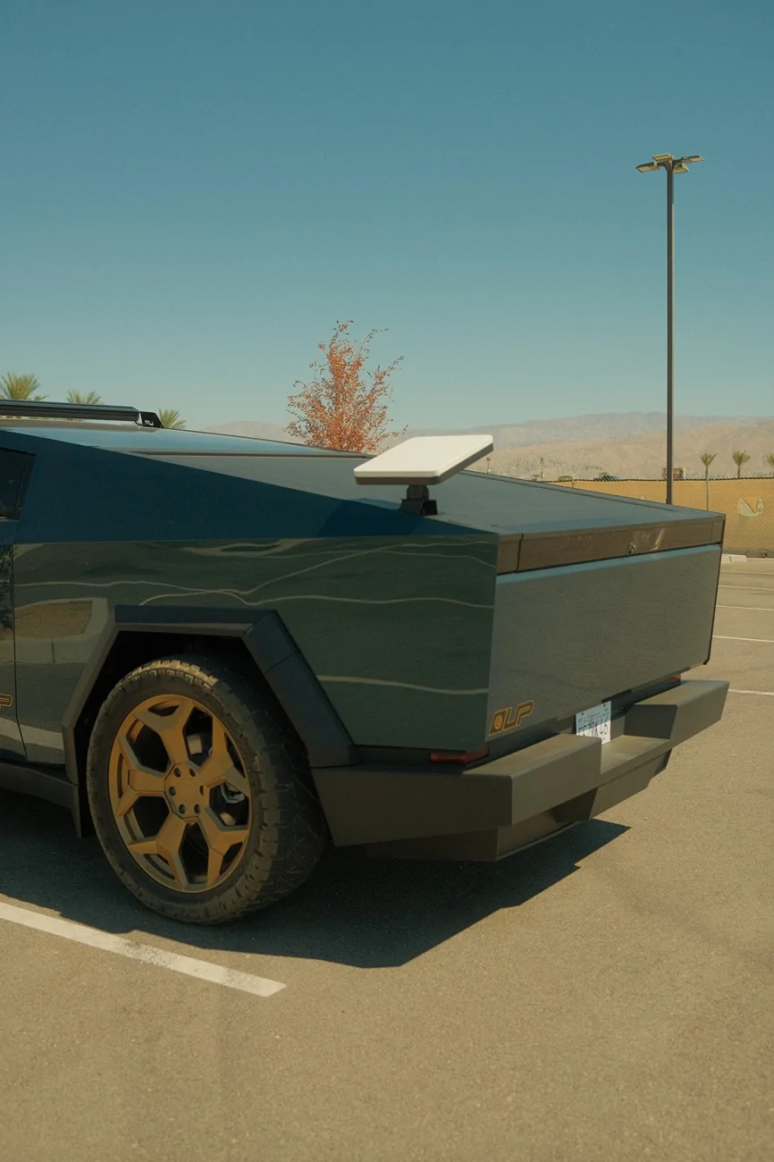 Tesla Roadster 2nd gen Cybertruck x Starlink | UP Starlink Mount DSCF8118