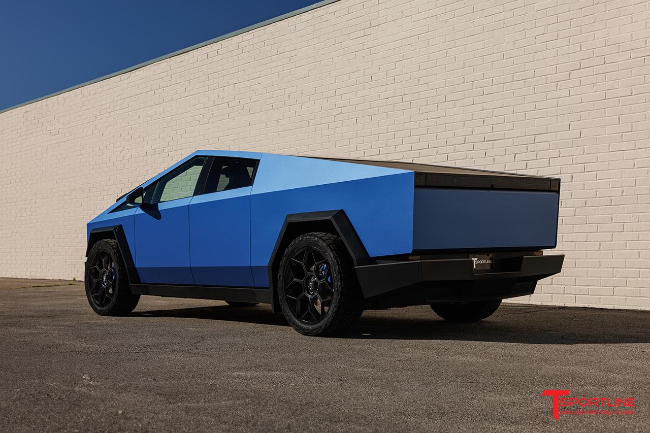 Tesla Cybertruck Cybertruck Aftermarket Wheels & Tires Photos + Info Compilation e-blue-cybertruck-24-inch-aftermarket-wheels-c-