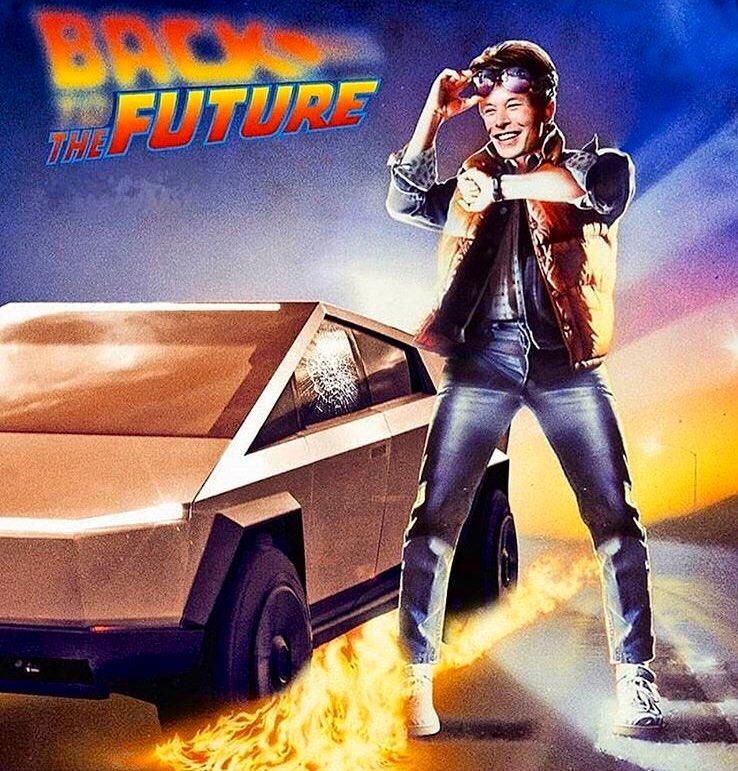 Tesla Cybertruck Amazing Back to the Future Remake Featuring Tesla Cybertruck is a Must See!! Elon Mcfly Cybertruck Back to the Futur