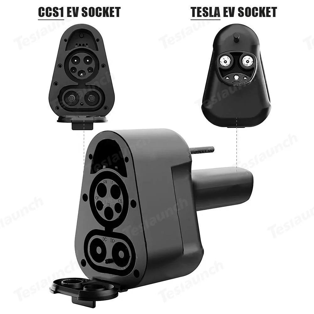 Tesla Cybertruck Cybertruck-Specific CCS1 x J1772 to Tesla (NACS) Adapter is Finally Here – Fits and Works Perfectly! 📢🚀🔋 -fast-charging-adapter-for-tesla-model-3ysx-cy-jpg