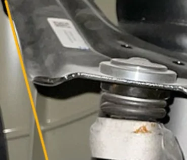 Tesla Roadster 2nd gen Cybertruck engineers bend upper control arm in testing FKuUZW0