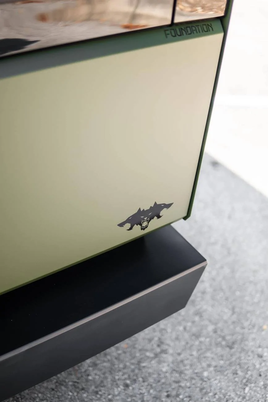 Tesla Cybertruck GREEN Vinyl Wrap & PPF Cybertruck -- Photos & Videos Frozen Matte Army Green Wrap (Inozeteks PPF) on Cybertruck Cyberbeast 5