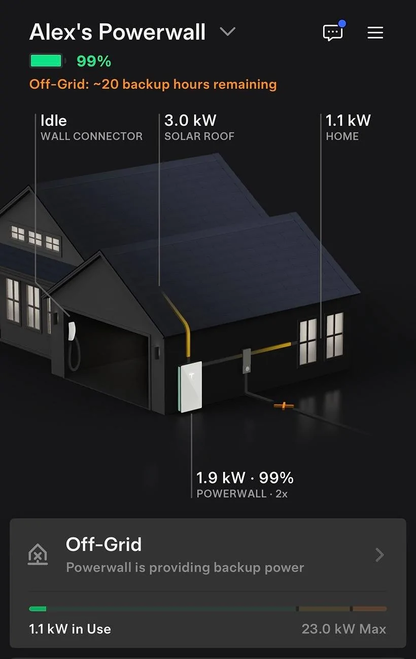 Tesla Roadster 2nd gen New Tesla App version is out w/ new Powerwall & Powershare meter GaM7wsdbAAAKGxO