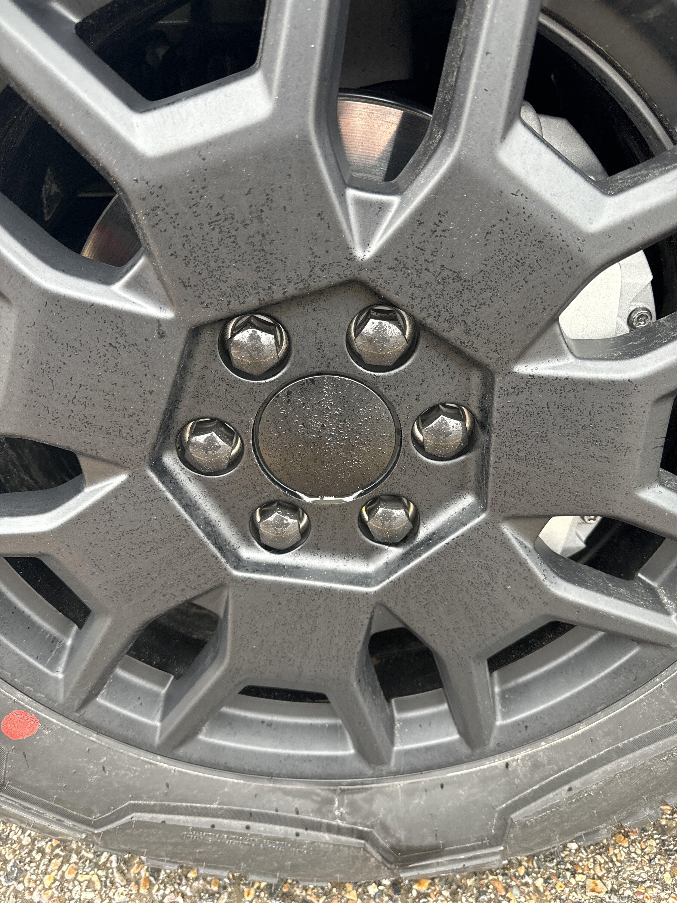 Tesla Roadster 2nd gen Center caps from Amazon fit well image