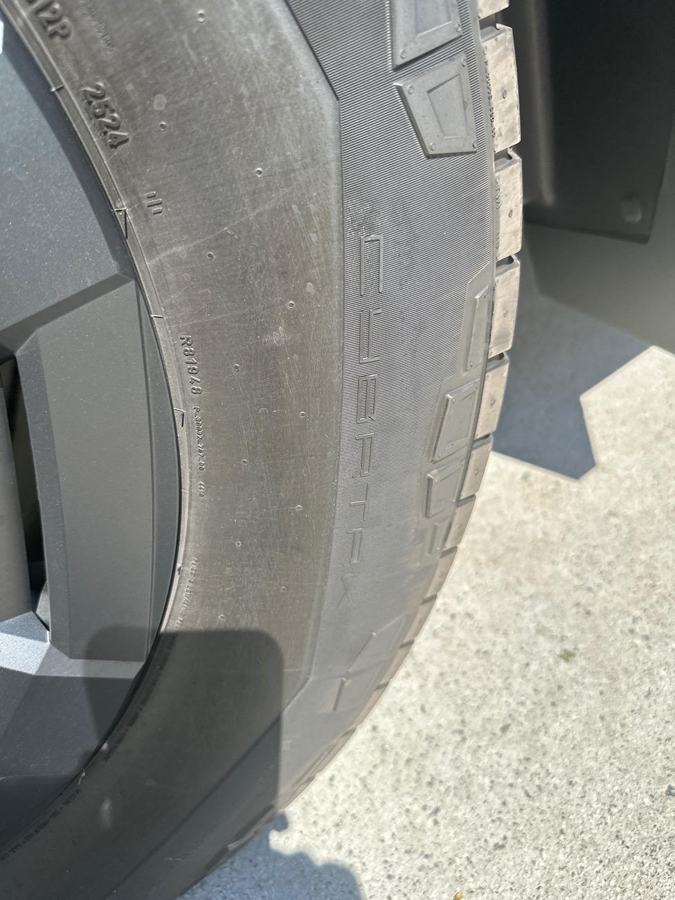 Tesla Roadster 2nd gen New stock tires Pirelli Scorpion? image
