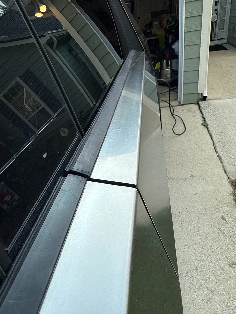 Tesla Cybertruck Exterior Stainless Steel Panel Refinishing + DIY Metal Ceramic Coating imag