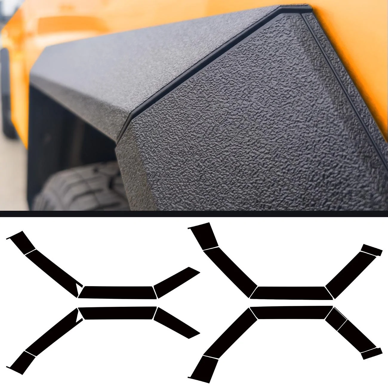 Tesla Cybertruck DIY Fender Flare Vinyl Wrap Kits for a Tough Look Upgrade to Your Cybertruck IMG-20240718-WA0022[1]