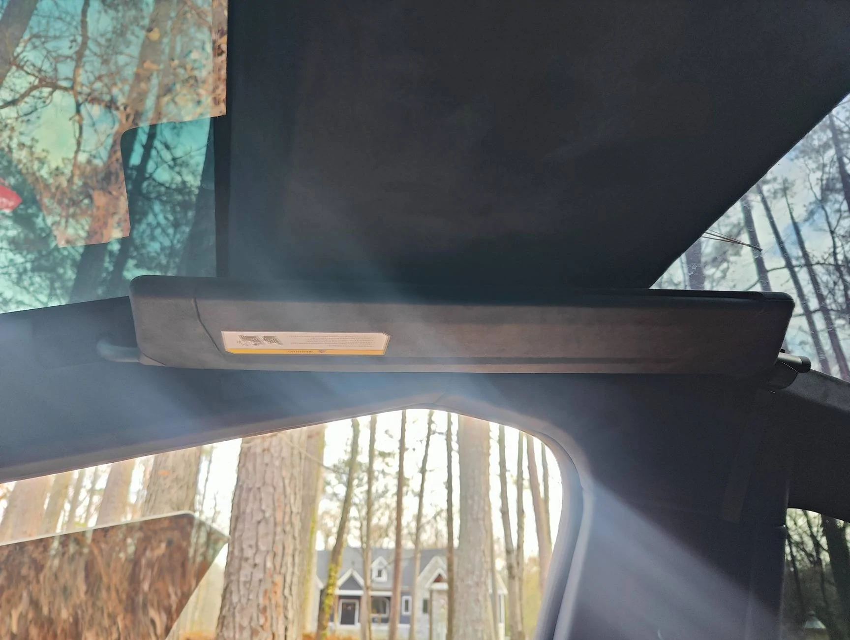 Tesla Roadster 2nd gen 3D printed visor clip to secure visors to the side IMG20241218142018