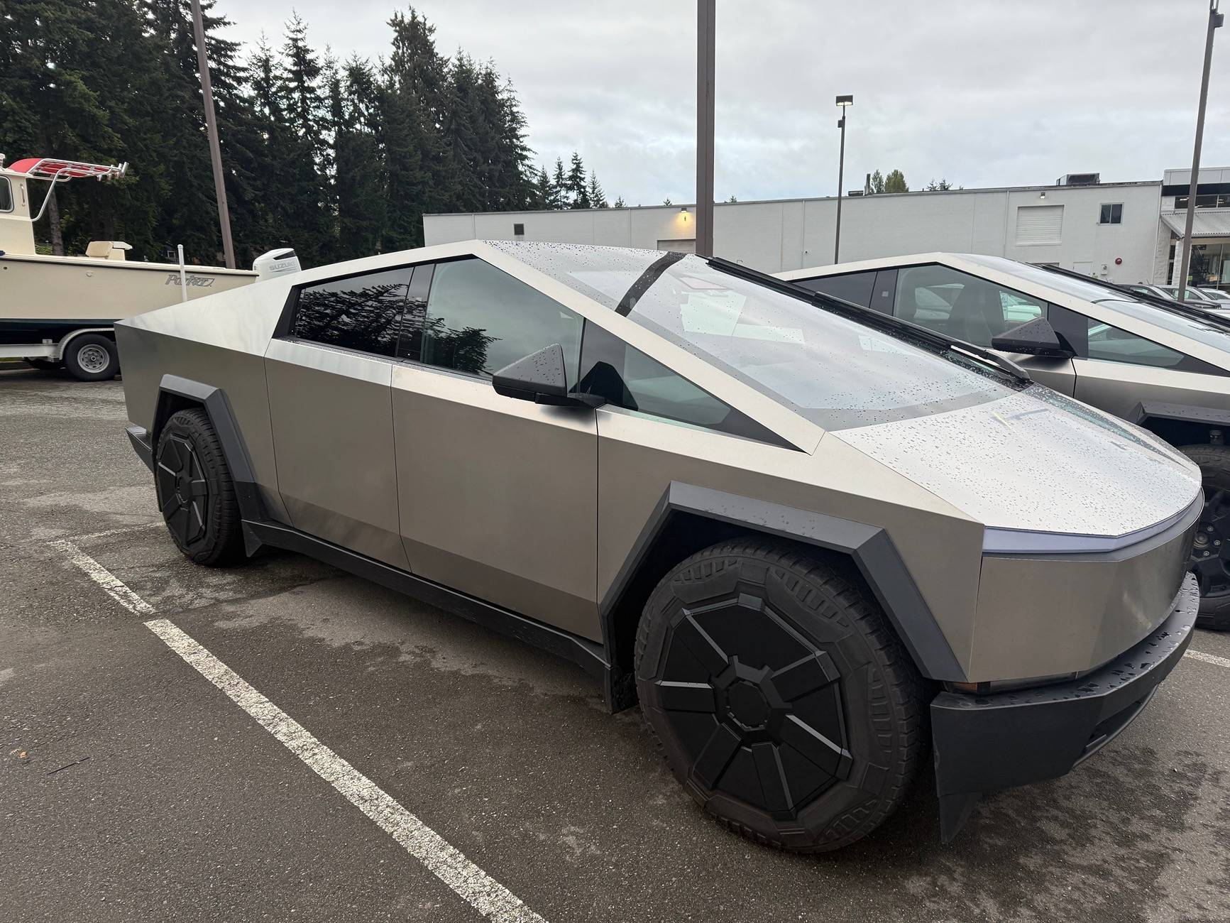 Tesla Roadster 2nd gen Got my redesigned Cyber Wheel Covers IMG_0012