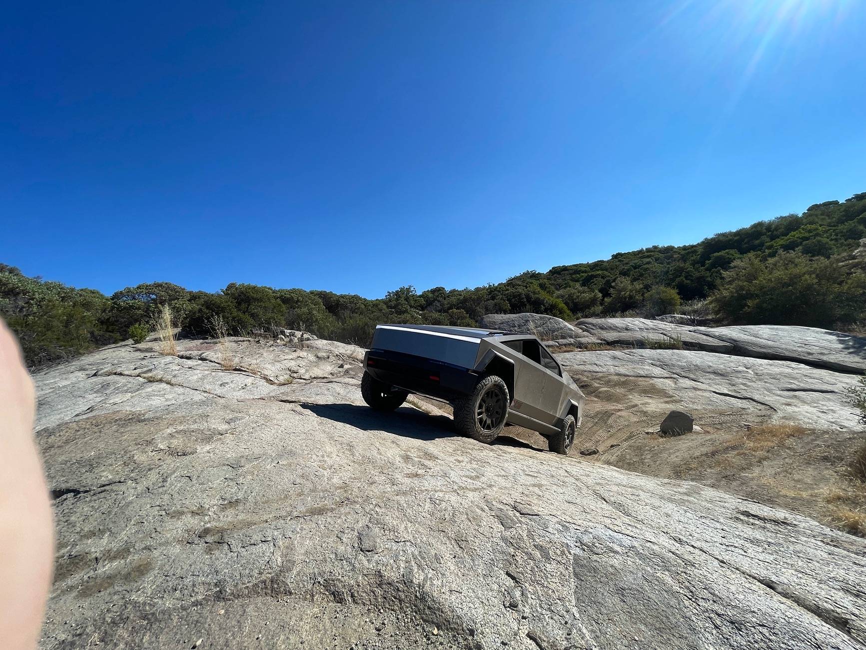 Tesla Cybertruck Trail Report: Sidewinder in Coral Canyon, San Diego county IMG_0029