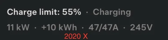 Tesla Roadster 2nd gen Home charging speed IMG_0107