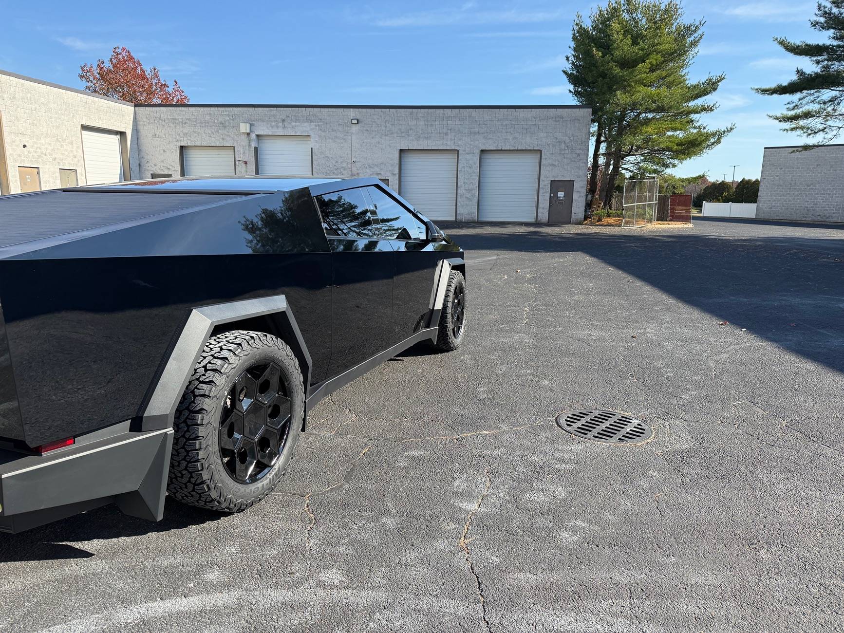 Tesla Cybertruck BLACK Vinyl Wrap & PPF Cybertruck -- Photos & Videos IMG_0124