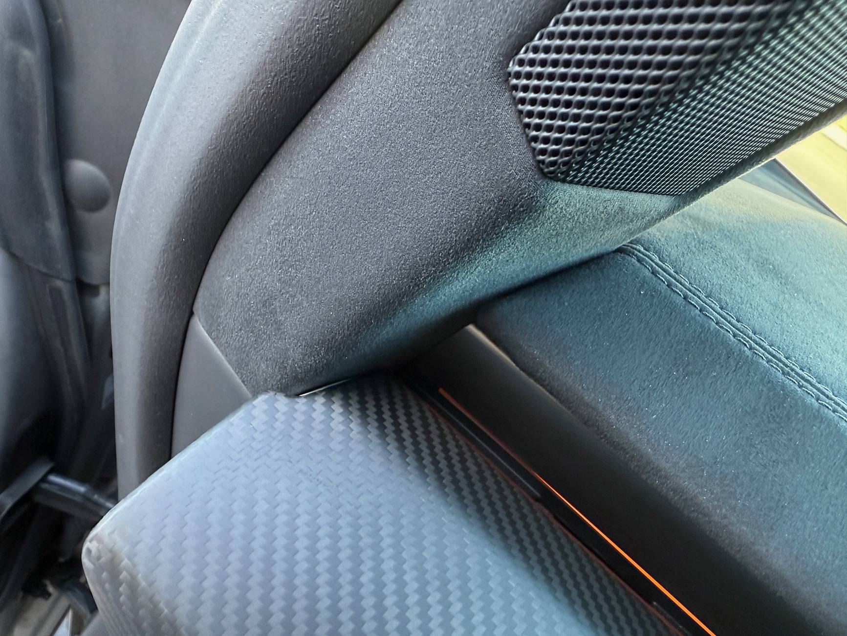 Tesla Roadster 2nd gen RPM Tesla Matte Carbon Fiber Lower Dash installed IMG_0225