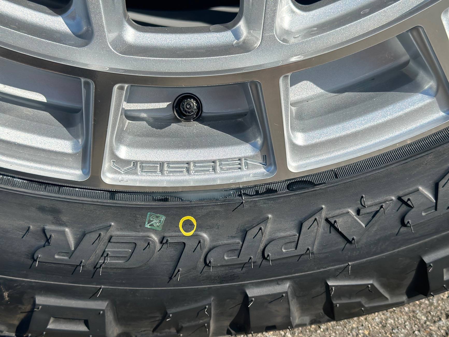 Tesla Roadster 2nd gen Vossen 22x9.5 wheels + Nitto Ridge Grappler Tires 285/55r22 - installed pics IMG_0249