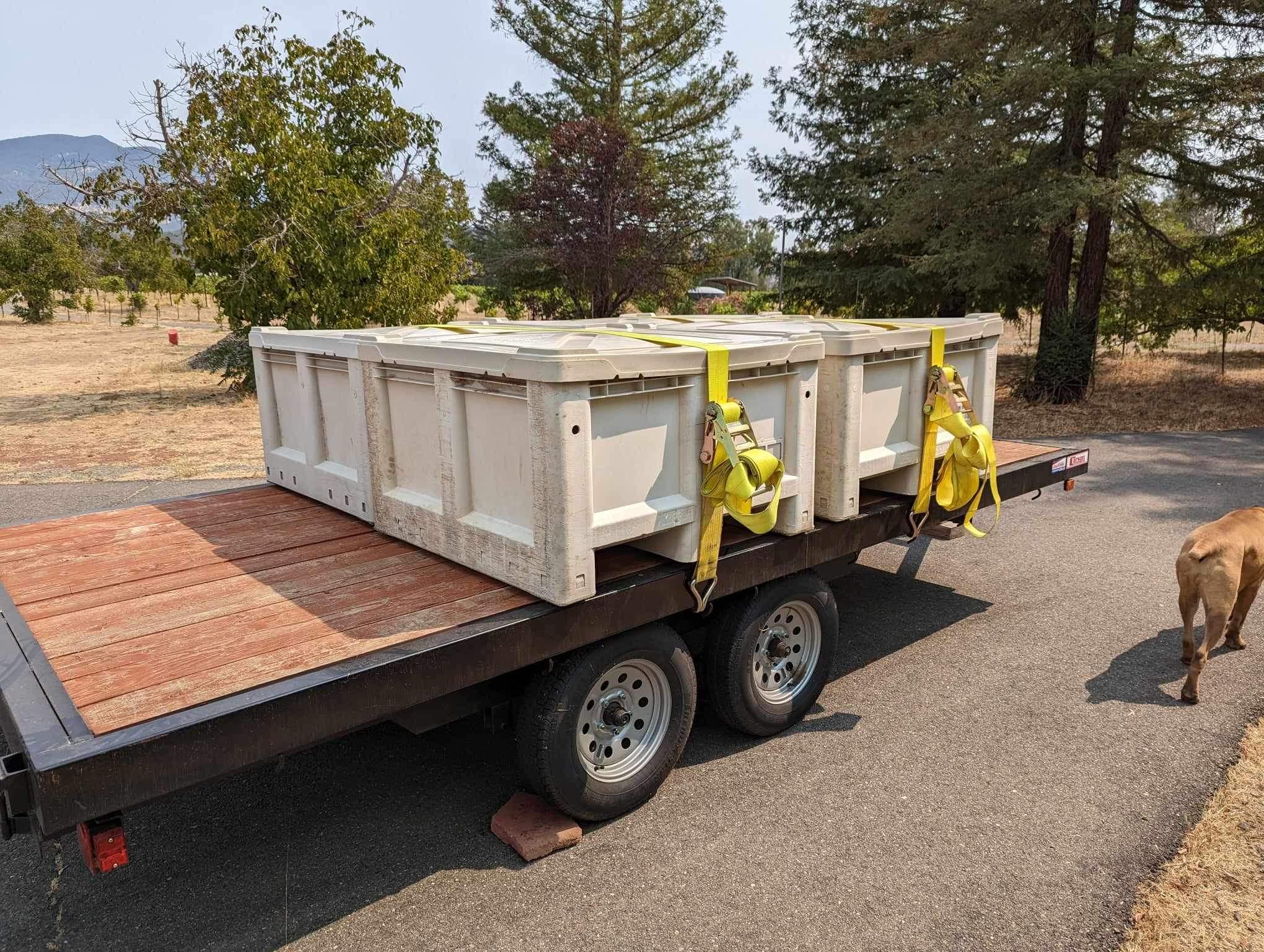 Tesla Roadster 2nd gen Towing tested with 6,000lb Tesla and trailer load IMG_0254