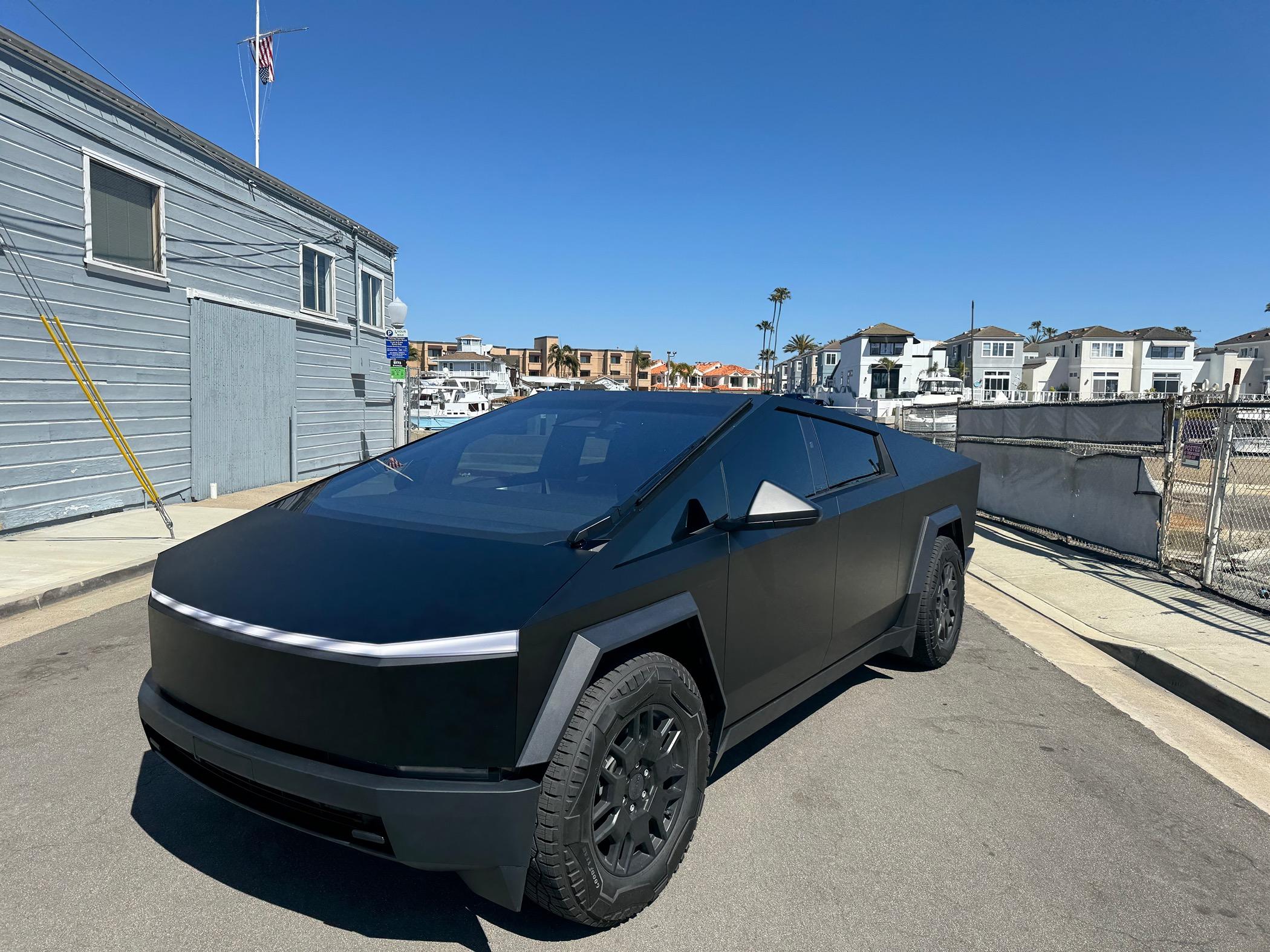 Tesla Roadster 2nd gen My Satin Black PPF wrap from T Sportline IMG_0274