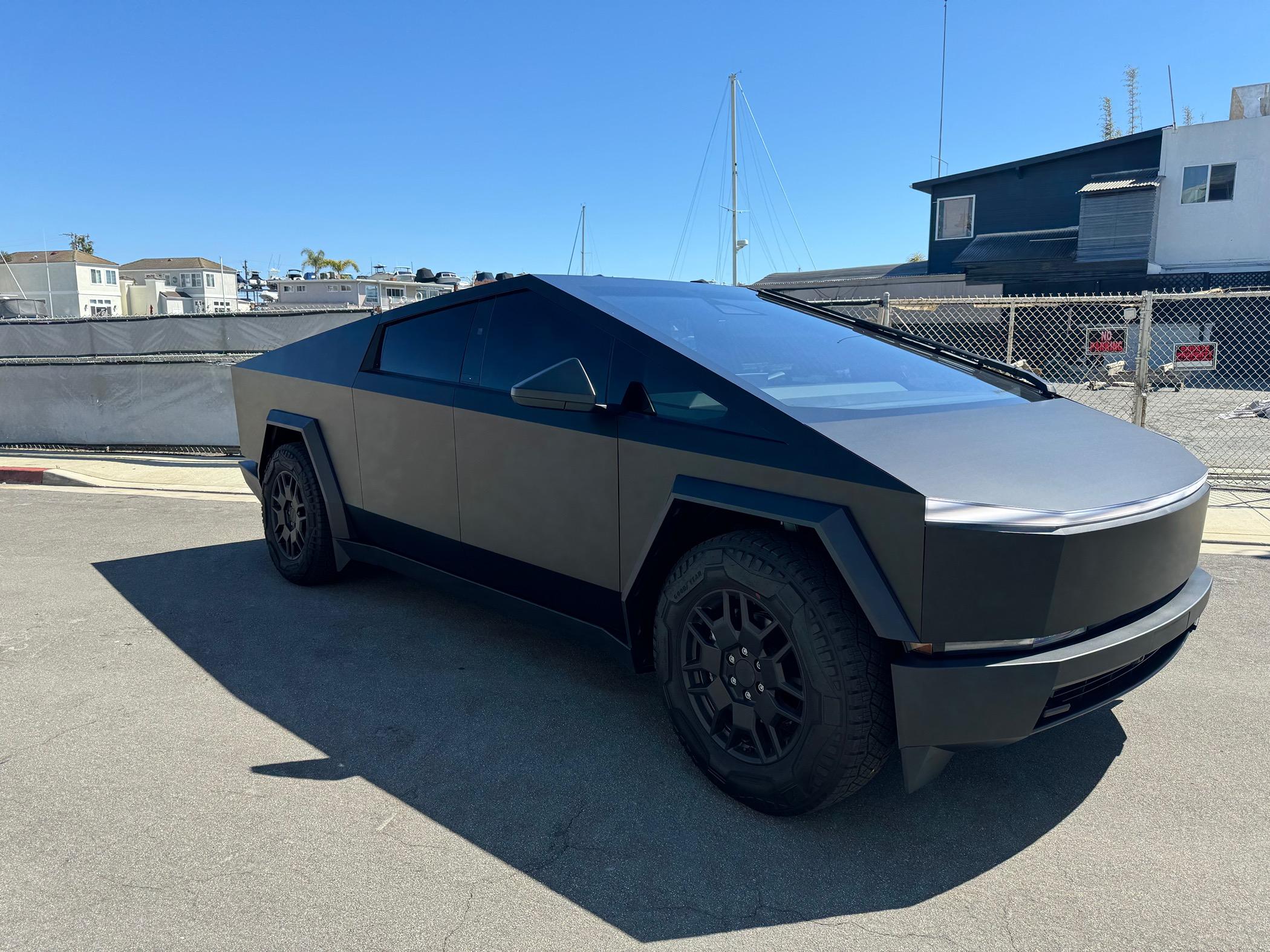 Tesla Roadster 2nd gen My Satin Black PPF wrap from T Sportline IMG_0276