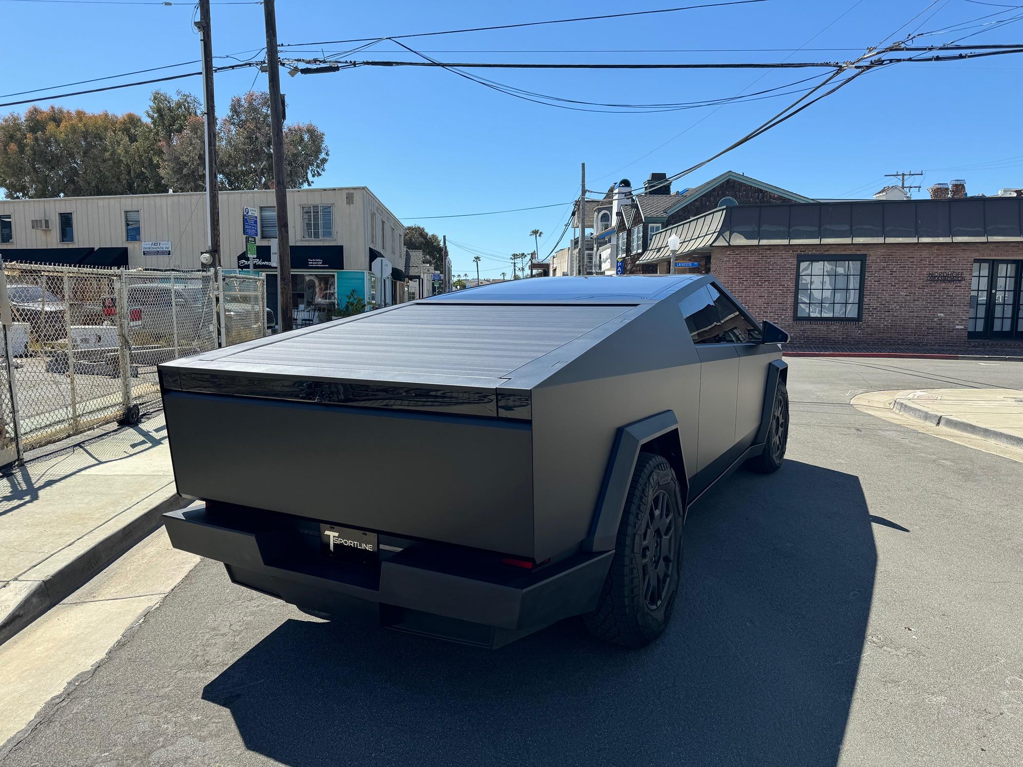 Tesla Roadster 2nd gen My Satin Black PPF wrap from T Sportline IMG_0277