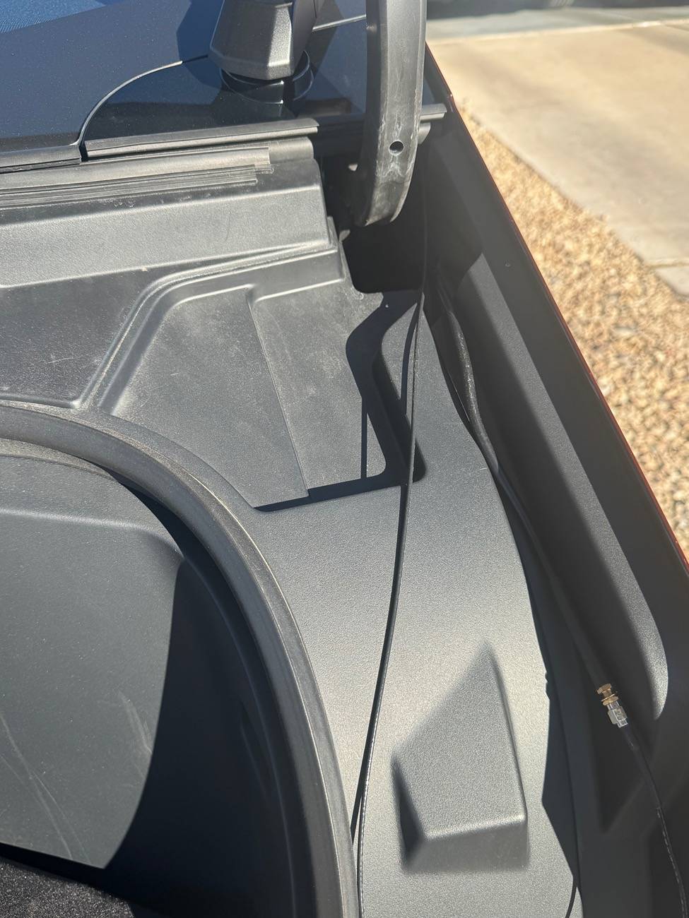 Tesla Roadster 2nd gen HAM radio antenna mount options IMG_0288