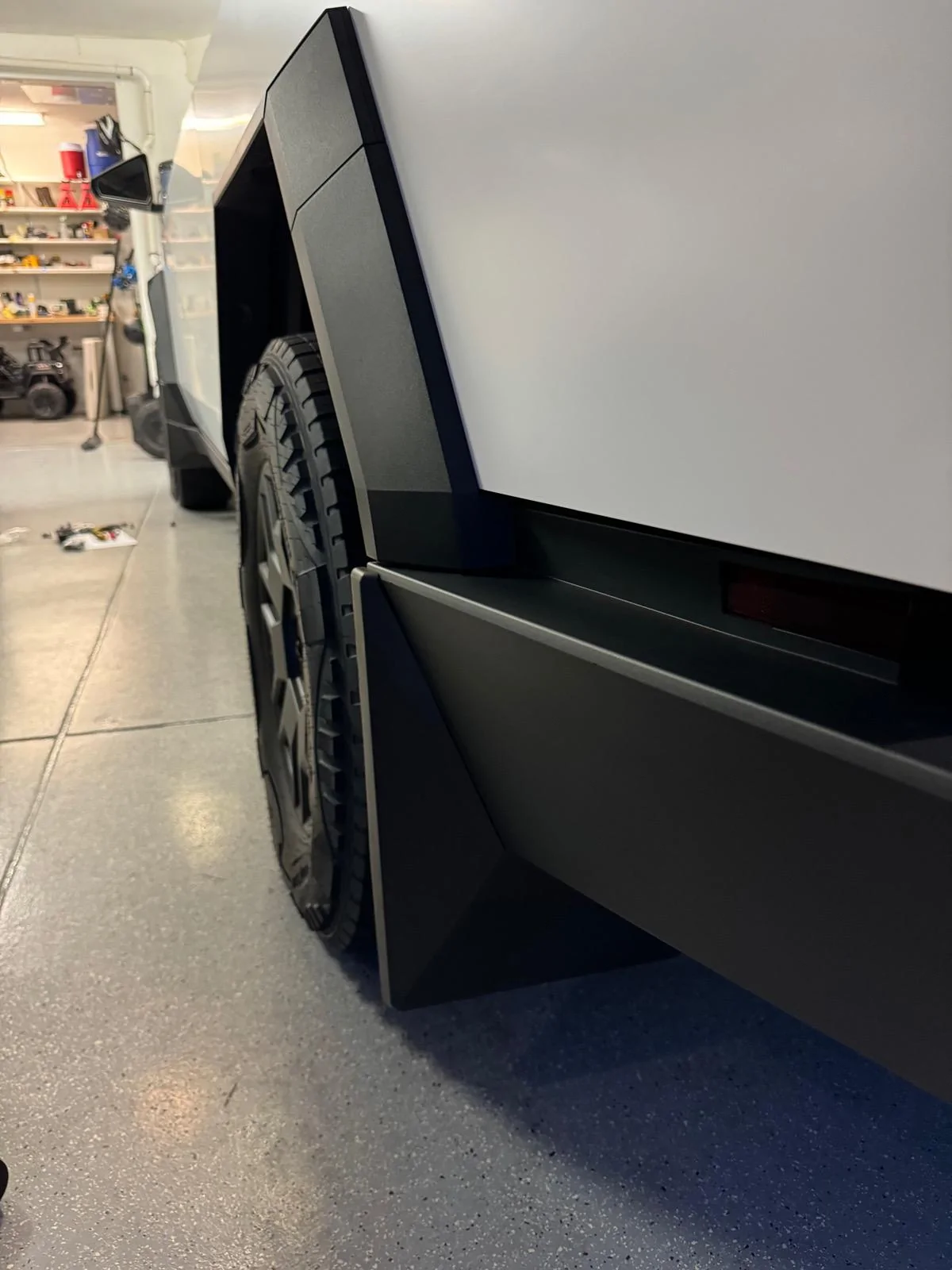 Tesla Roadster 2nd gen Mud flaps install DIY video IMG_0308