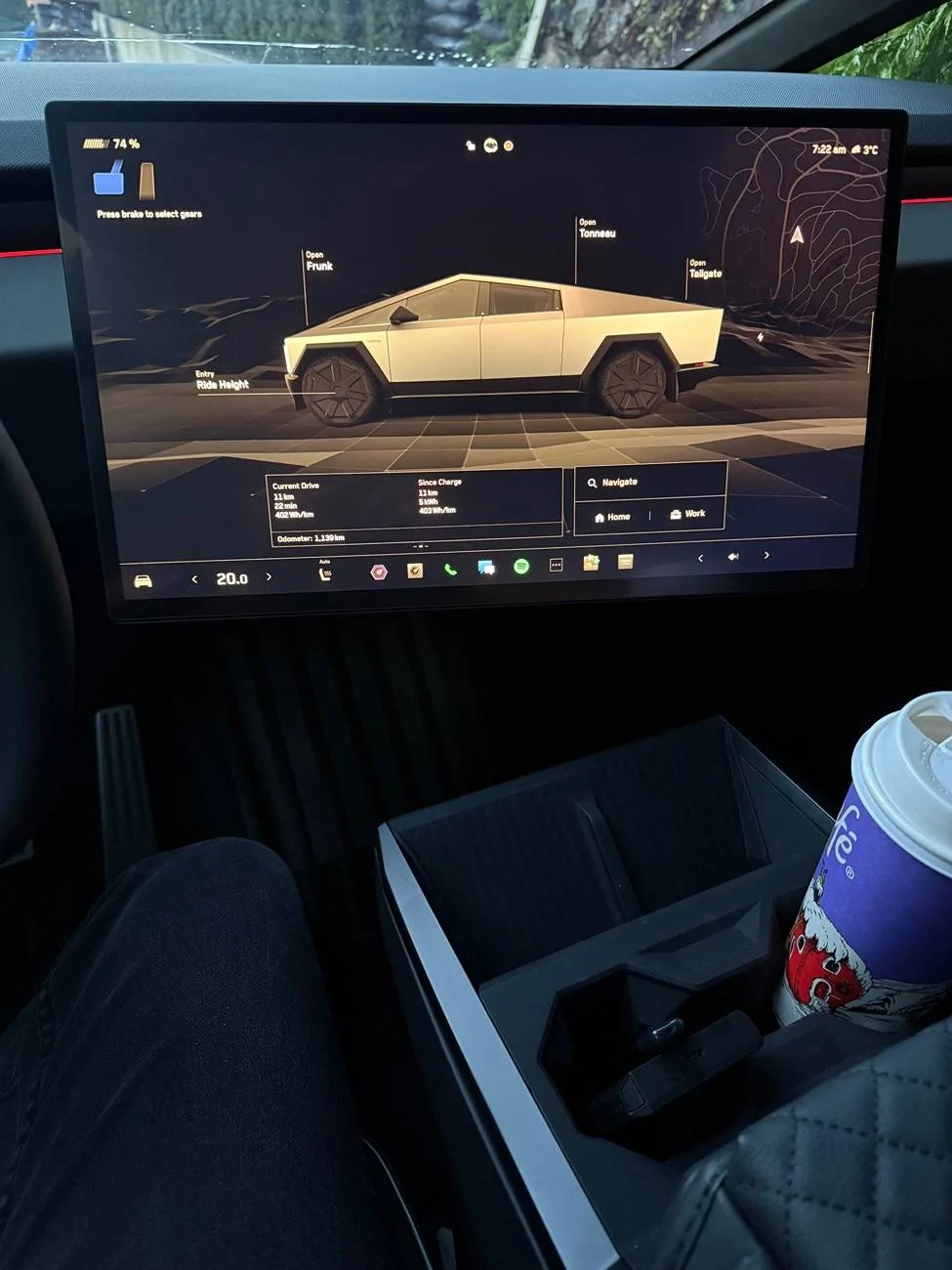 Tesla Roadster 2nd gen AnySix swivel display installation info IMG_0334