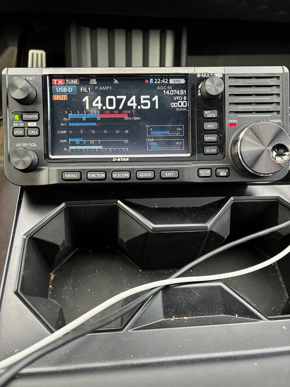 Tesla Roadster 2nd gen HAM radio antenna mount options IMG_0335