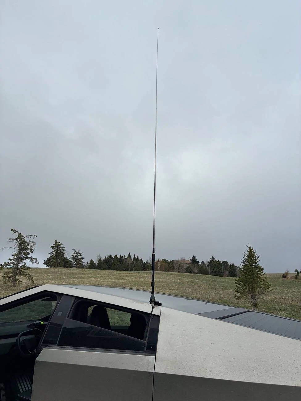Tesla Roadster 2nd gen HAM radio antenna mount options IMG_0339