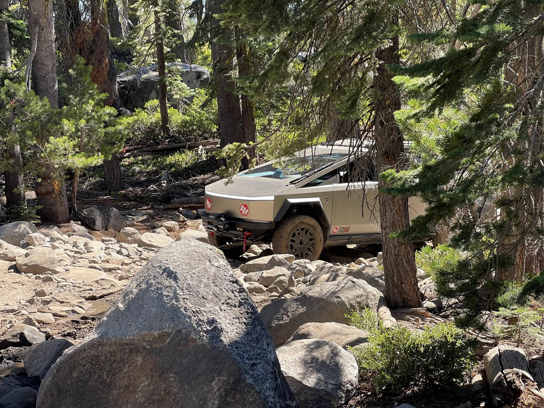 Tesla Cybertruck CYBERTRUCKco takes on the Rubicon! IMG_0500
