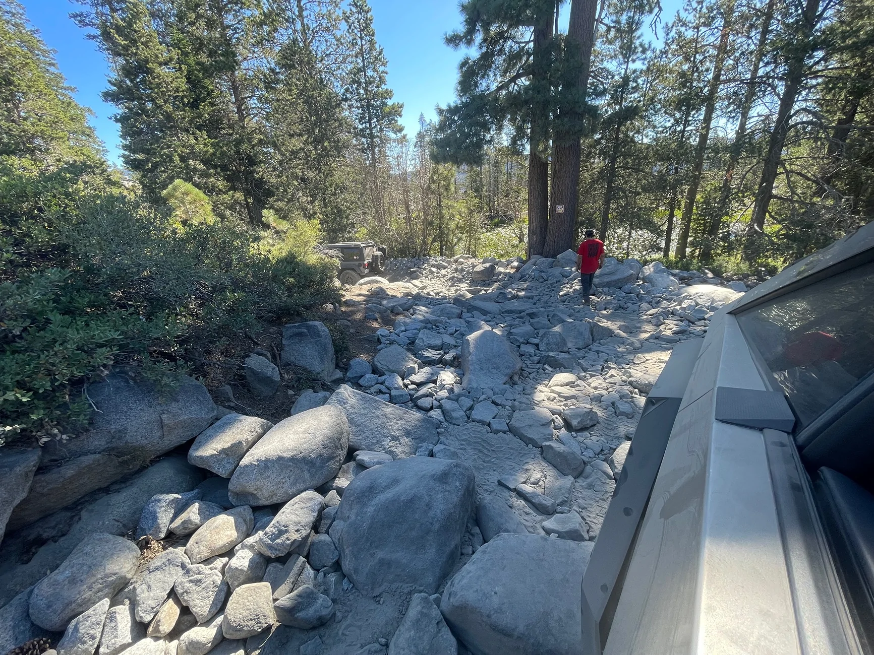 Tesla Cybertruck CYBERTRUCKco takes on the Rubicon! IMG_0519