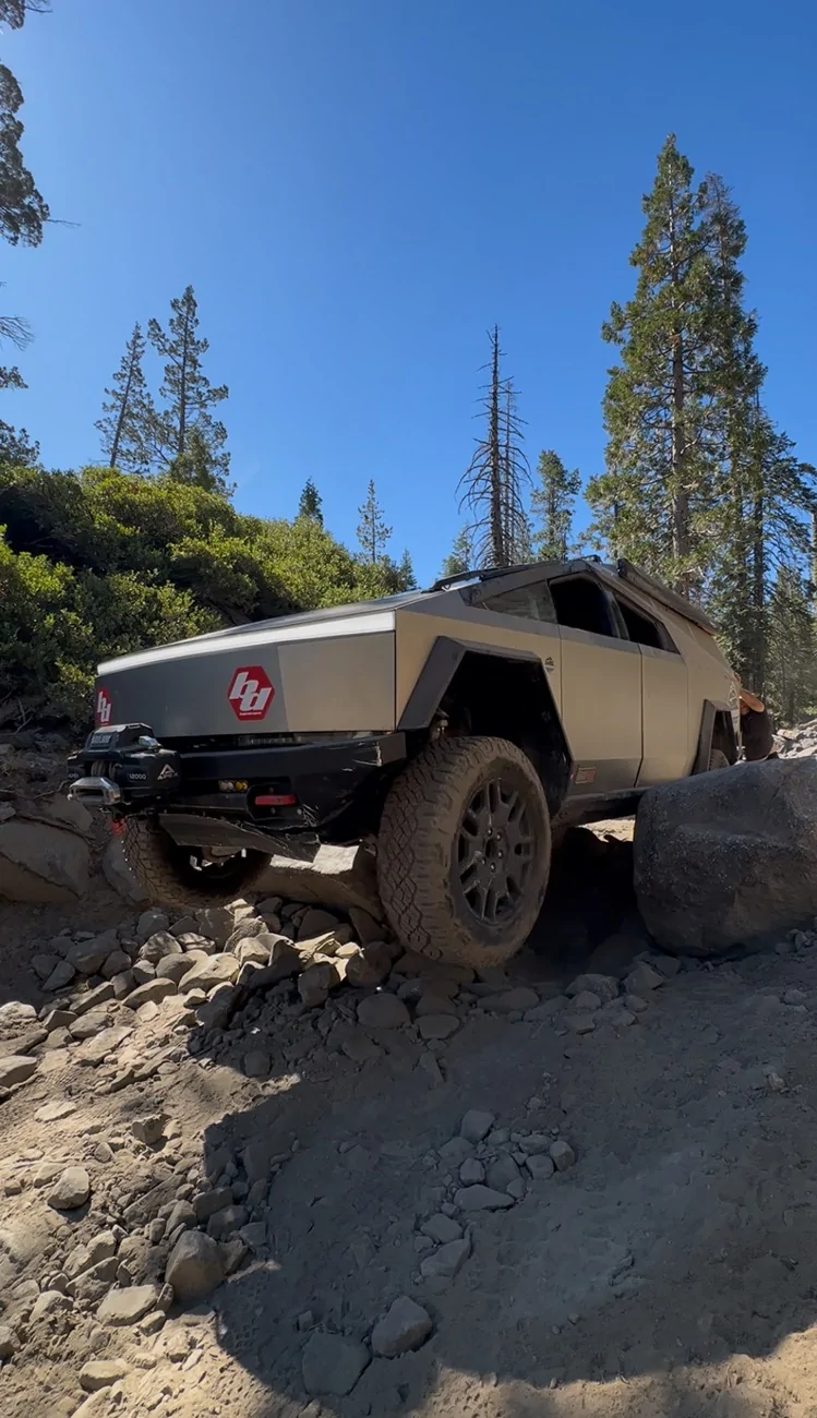 Tesla Roadster 2nd gen CYBERTRUCKco takes on the Rubicon! IMG_0625